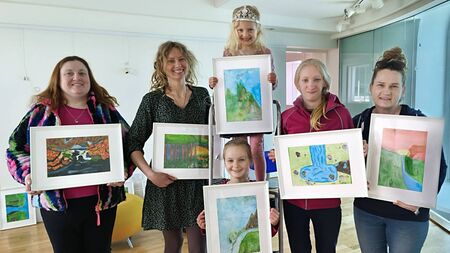 Laois NS pupils create wonderful art inspired by Slieve Bloom mountains