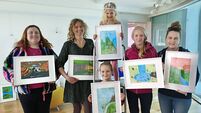 Laois NS pupils create wonderful art inspired by Slieve Bloom mountains