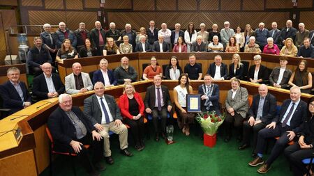 Council lavishes praise on first Laois Rose at civic reception