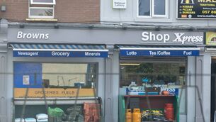 <p>Browns store Dublin Road, Portlaoise </p> <p>Browns store Dublin Road, Portlaoise </p>