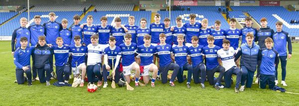 The Laois Minor Hurling team which got the better of Antrim to earn Tier 1 status at Laois Hire O'Moore Park on Saturday 	 Photo Denis Byrne