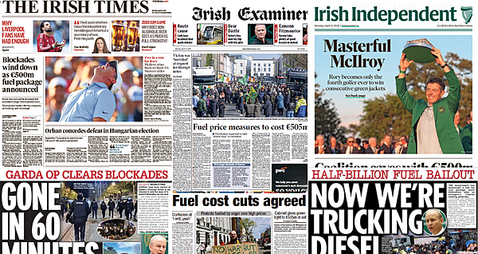 What the papers say: Monday's front pages