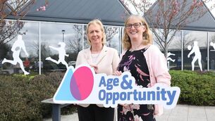 <p>Pictured at the announcement of the Age &amp; Opportunity Active National Grant Scheme in Dublin: Dr Una May, CEO of Sport Ireland, and Sue Guildea, active programme manager of Age &amp; Opportunity. Picture by John McElroy. </p>