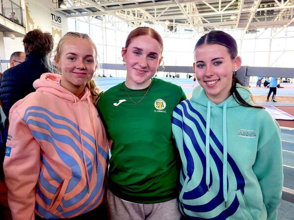 Sophie, Grainne and Faye at the National Championships