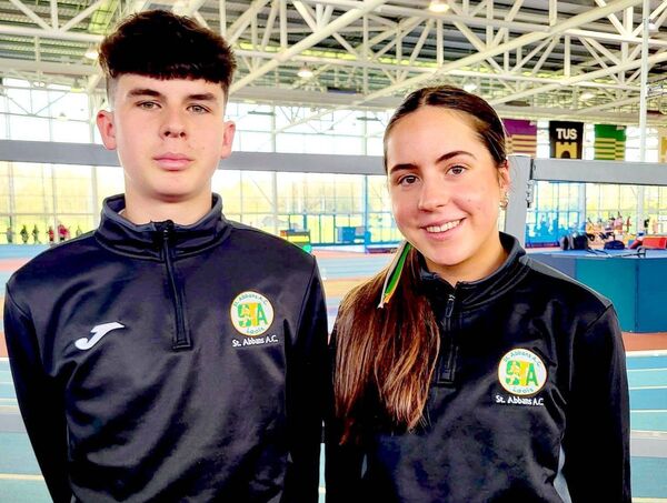 Kalem and Annabelle who competed at the National Championships in Athlone