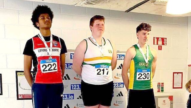 National gold for Crosby as juveniles shine in Athlone 