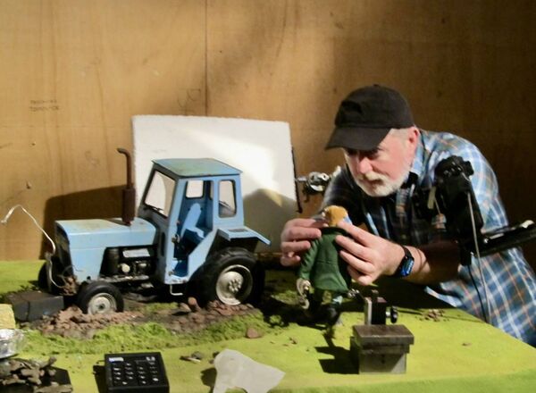 BAFTA award nominee Seamus Malone at work.