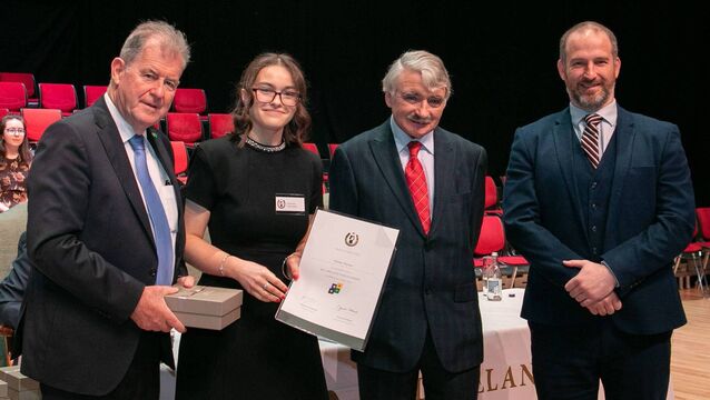 Two Laois students receive prestigious All Ireland Scholarship