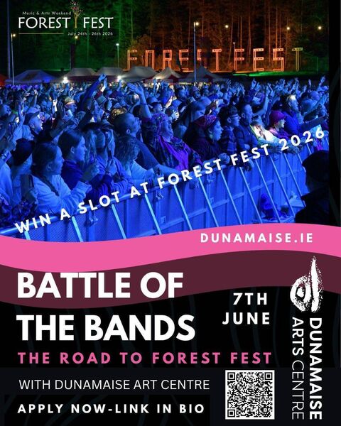8-10 shortlisted bands will compete for the chance to secure a coveted slot on the Forest Fest main stage in 2026. 