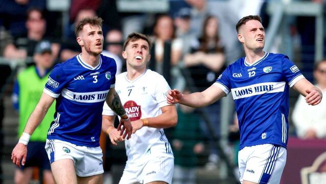 <p>All eyes are on the ball here at Cedral St Conleth's Park on Sunday Photo: Paul Dargan </p>