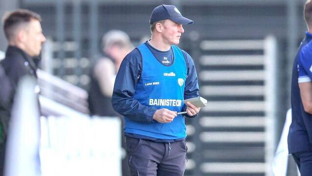 <p>Laois manager Justin McNulty will have plenty of notes to read after Sunday's defeat at the hands of Kildare 	 Photo: Paul Dargan</p>