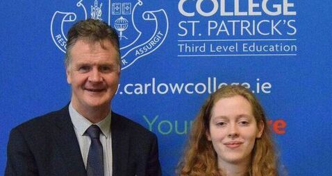 Laois student receives Entrance Scholarship to Carlow College 