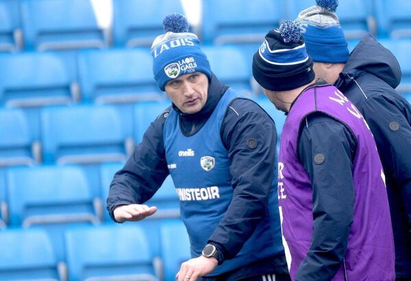 Laois U/20 hurling manager Derek Delaney	Photo: Denis Byrne