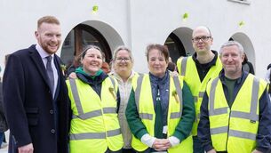 <p>The small but powerful Portarlington St Patrick's Day Parade committee. Photo: Portarlington parade committee</p>