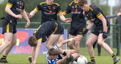 The Saints ability to find the back of the net denied Knockbeg the title 