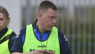 <p>Laois Minor Hurling Manager, Brendan Phelan 	 Photo: Denis Byrne</p>