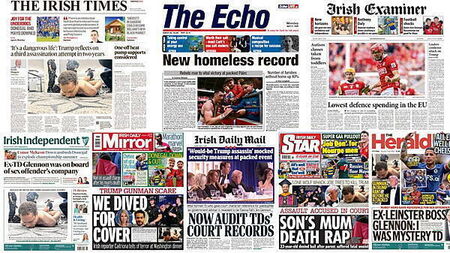 What the papers say: Monday's front pages