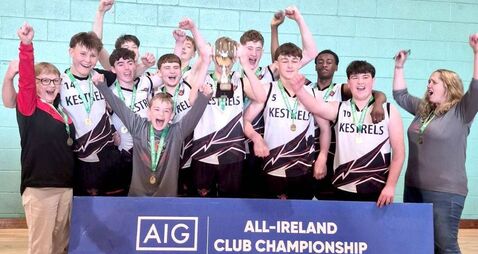 Kestrels top C Division in Under-16 Boys All-Ireland Club Championship 