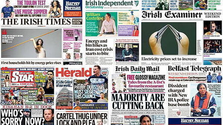 What the papers say: Saturday's front pages