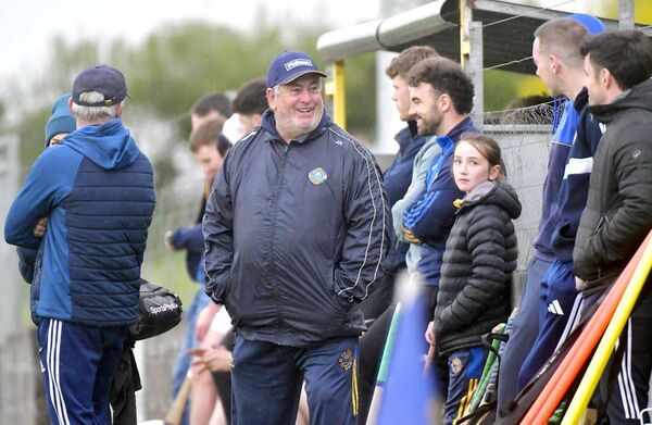 Clough/Ballacolla had plenty to smile about on Saturday evening Photo: Denis Byrne