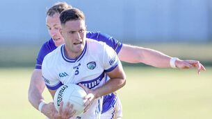 <p>Patrick O'Sullivan in action against Wicklow in last year's Tailteann Cup Photo: Paul Dargan</p>