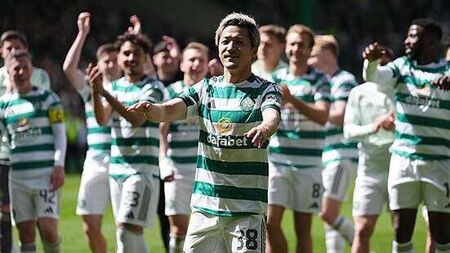 Daizen Maeda scores with overhead kick as Celtic close gap on leaders with Rangers win