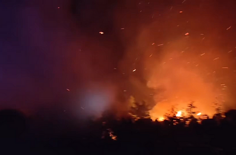 Gorse fire breaks out in Kilternan at foothills of Dublin mountains