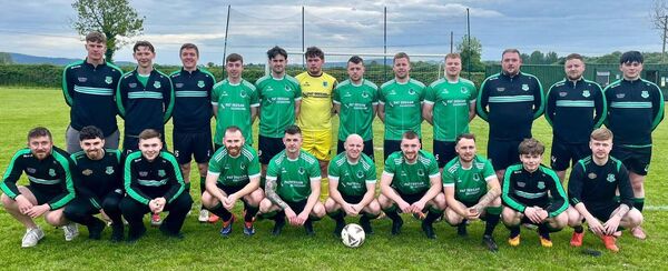 The Stradbally Town squad that beat Cloneygowan Celtic 5-2. The Stradbally Town squad that beat Cloneygowan Celtic 5-2.