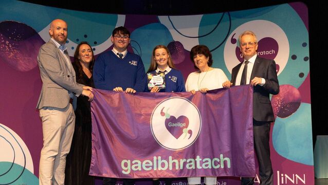 Laois students win prestigious Irish language award
