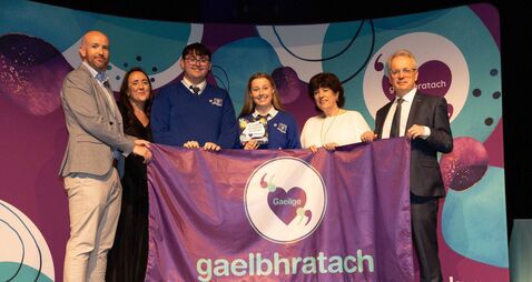 Laois students win prestigious Irish language award