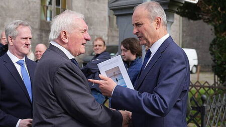 Bertie Ahern immigration comments ‘don’t represent’ party, Micheál Martin says