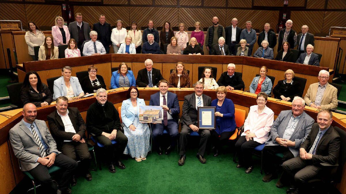 Laois Co Council honours Camross heritage committee with reception