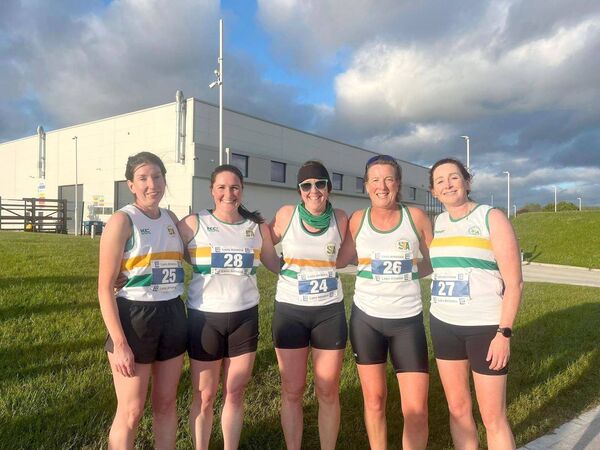 The St Abbans team who competed in the Laois Masters Road Championships The St Abbans team who competed in the Laois Masters Road Championships