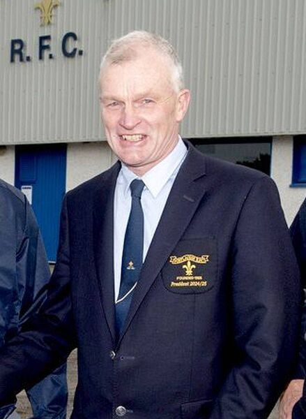 Outgoing Portlaoise RFC President David Kerr Photo: Denis Byrne