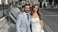 Bride and groom join pro-Palestine protest in Dublin