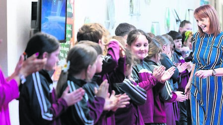 An emotional send off after 41 years for Killeshin NS principal