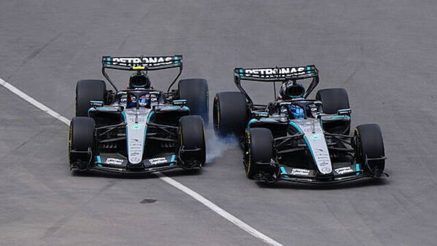 Kimi Antonelli rages at George Russell after clash in Canadian Grand Prix sprint