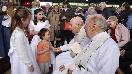 Twin brothers celebrate 70th anniversary of entering priesthood