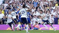 Joao Palhinha’s goal ensures Spurs survive amid joyous scenes in north London