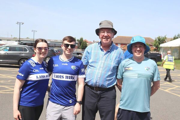 The media gang hit London - Keely Burke, Gavin Cooper, Jack Nolan and Alan Hartnett Photo courtesy CLG Laois The media gang hit London - Keely Burke, Gavin Cooper, Jack Nolan and Alan Hartnett Photo courtesy CLG Laois