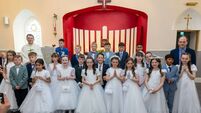 First Holy Communion in The Church of the Holy Cross, Ratheniska Photos: Alf Harvey
