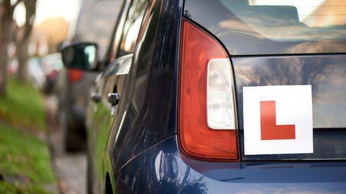 Laois motorist said rain washed L plates off his van