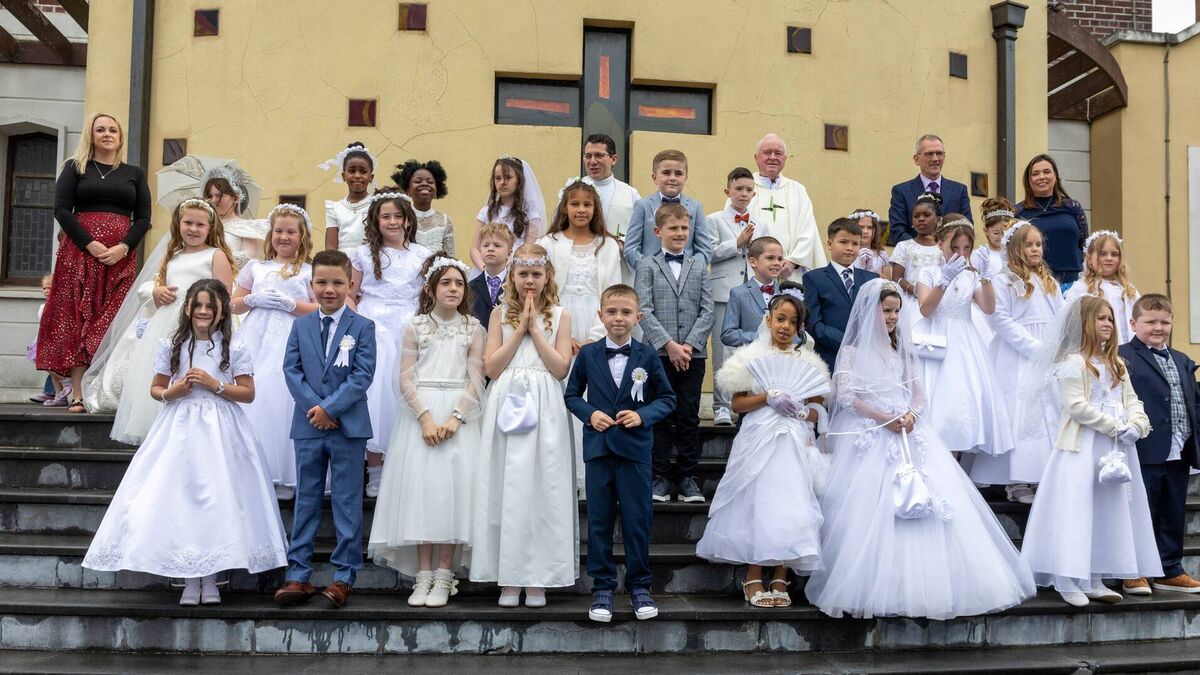 Scoil Bhríde Portlaoise First Holy Communion in St Peter & Paul’s Church, PortlaoisePhotos: Alf Harvey