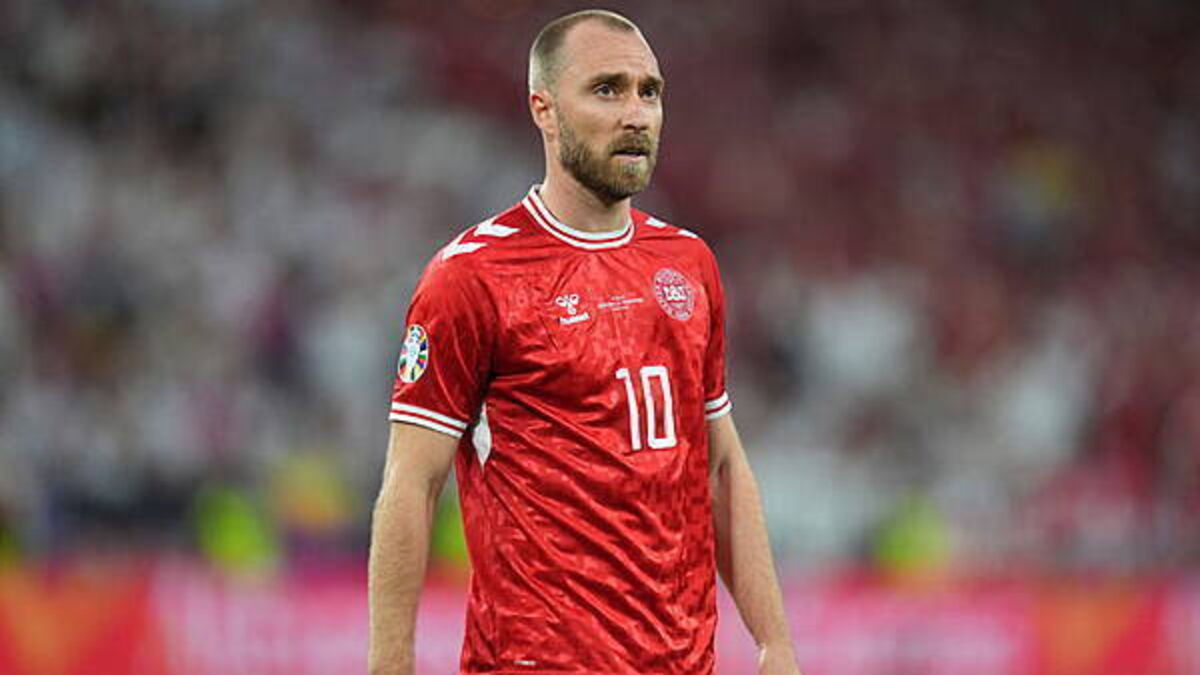 Christian Eriksen ‘conscious’ after collapsing during Denmark match