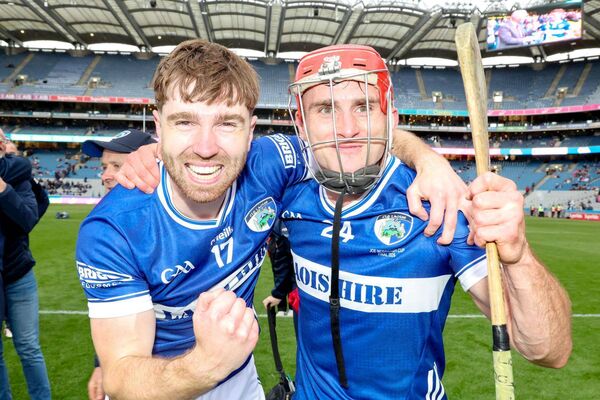 Paraic Dunne and Jack Kelly in very happy mood