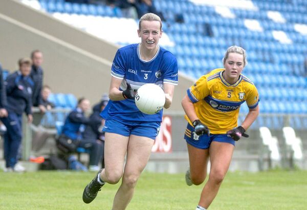 Sinead Farrelly (Laois) breaking against Clare on Sunday Photo: Denis Byrne Sinead Farrelly (Laois) breaking against Clare on Sunday Photo: Denis Byrne