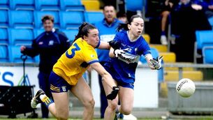 <p>Ciara Crowley (Laois) and Leah Kelly (Clare) compete for this ball on Sunday Photo: Denis Byrne</p> <p>Ciara Crowley (Laois) and Leah Kelly (Clare) compete for this ball on Sunday Photo: Denis Byrne</p>