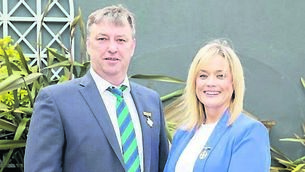 <p class="contextmenu internal_Caption">Leinster GAA Chairman Martin Byrne with GAA Rounders President Paula Doherty at the launch of Féile na nGael 2026</p> <p class="contextmenu internal_Caption">Leinster GAA Chairman Martin Byrne with GAA Rounders President Paula Doherty at the launch of Féile na nGael 2026</p>