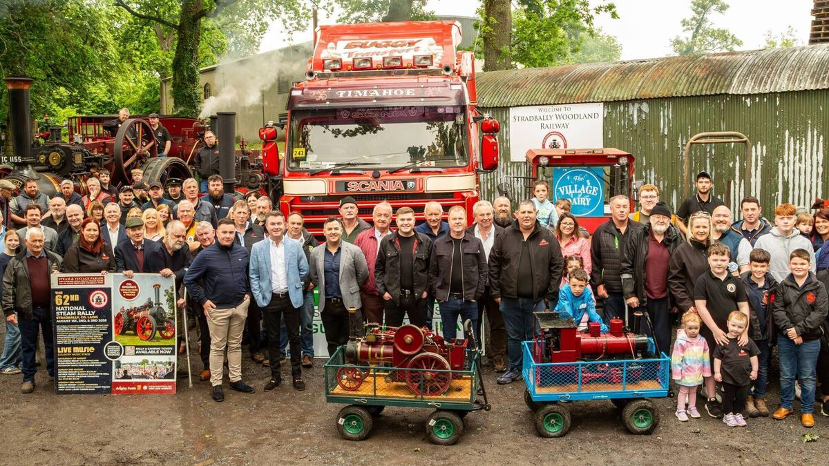 Gears in motion: 62nd National Steam Rally officially launched at Stradbally Woodland Railway