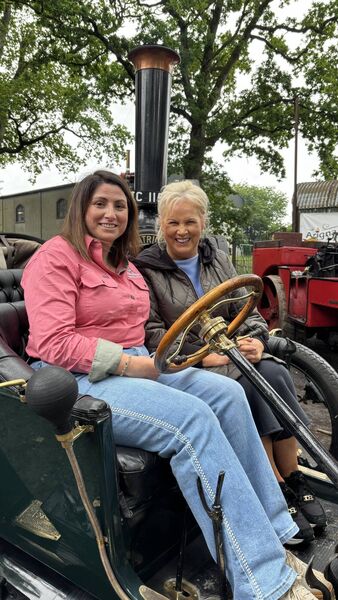 Nicola Glynn and Jennifer Murnane O'Connor pictured at the launch of the National Steam Rally 2026. Nicola Glynn and Jennifer Murnane O'Connor pictured at the launch of the National Steam Rally 2026.